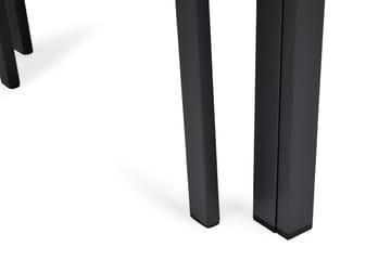 Tunis Matgrupp 205x90 cm + 6 Tunis Stapelstol - Svart/Svart - Utemöbler & utemiljö - Utegrupp - Matgrupp utomhus