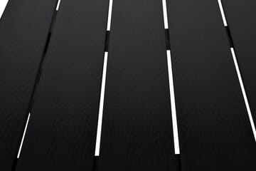 Tunis Matgrupp 205x90 cm + 6 Tunis Stapelstol - Svart/Svart - Utemöbler & utemiljö - Utegrupp - Matgrupp utomhus