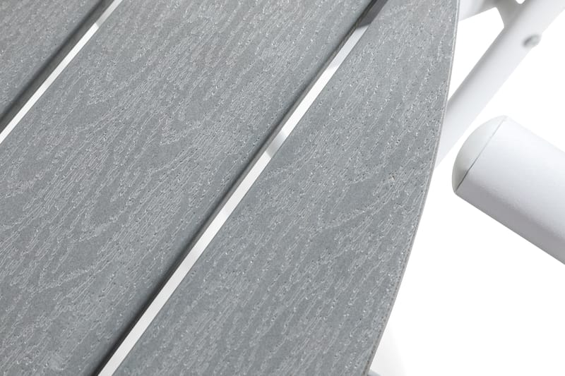 Tunis Matgrupp Utomhus 140 Rund + 6 Maggie Positionsstol - Vit/Grå - Utemöbler & utemiljö - Utegrupp - Matgrupp utomhus