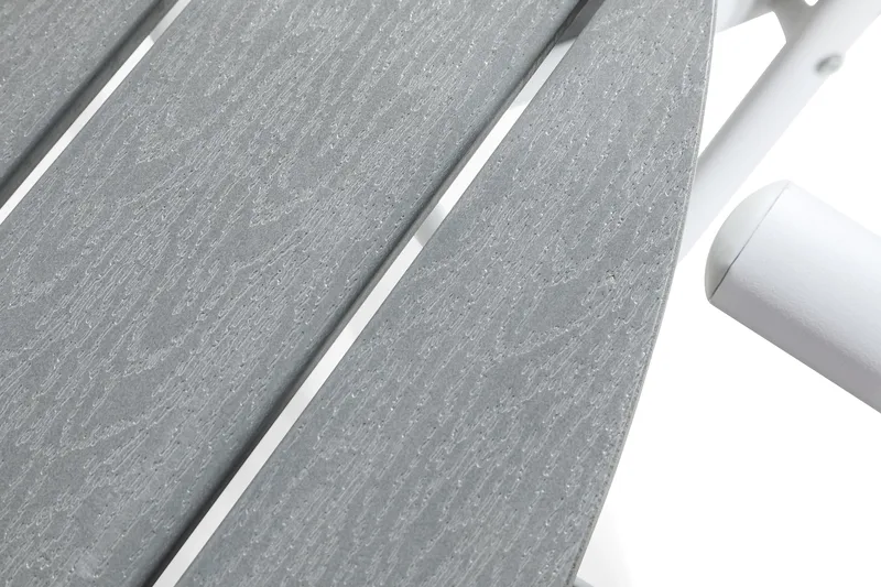 Tunis Matgrupp Utomhus 140 Rund + 6 Maggie Positionsstol - Vit/Grå - Utemöbler & utemiljö - Utegrupp - Matgrupp utomhus