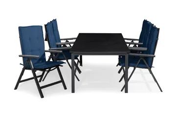 Blå Dynor - Svart,Ljusgrå