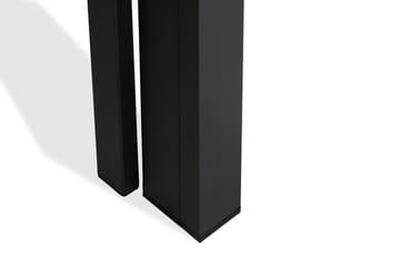 Tunis Matgrupp Utomhus 205x90 + 6 Stapelstolar - Svart - Utemöbler & utemiljö - Utegrupp - Matgrupp utomhus