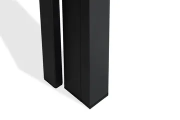 Tunis Matgrupp Utomhus 205x90 + 6 Stapelstolar - Svart - Utemöbler & utemiljö - Utegrupp - Matgrupp utomhus