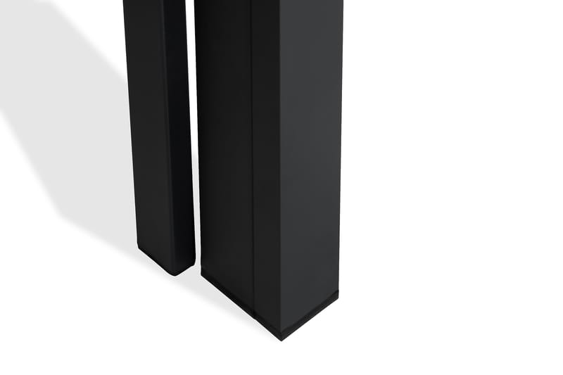 Tunis Matgrupp Utomhus 205x90 + 6 Stapelstolar - Svart - Utemöbler & utemiljö - Utegrupp - Matgrupp utomhus