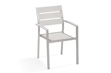 Vernio Trädgårdsmöbelset Med Utebord+6 Utestolar - Vit - Utemöbler & utemiljö - Utegrupp - Matgrupp utomhus