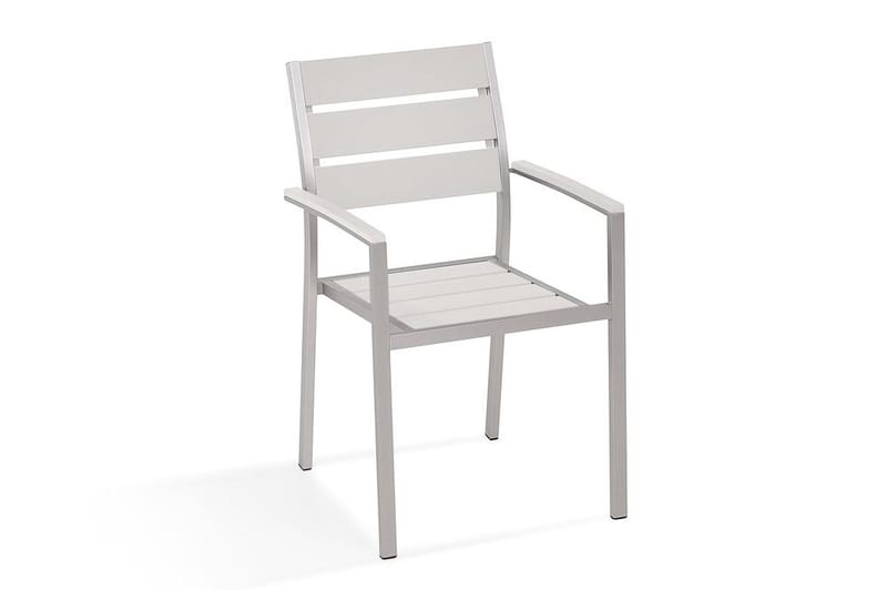 Vernio Trädgårdsmöbelset Med Utebord+6 Utestolar - Vit - Utemöbler & utemiljö - Utegrupp - Matgrupp utomhus