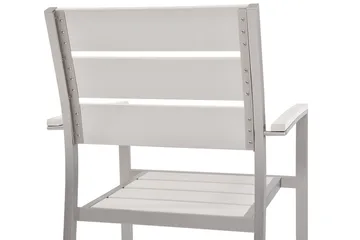 Vernio Trädgårdsmöbelset Med Utebord+6 Utestolar - Vit - Utemöbler & utemiljö - Utegrupp - Matgrupp utomhus