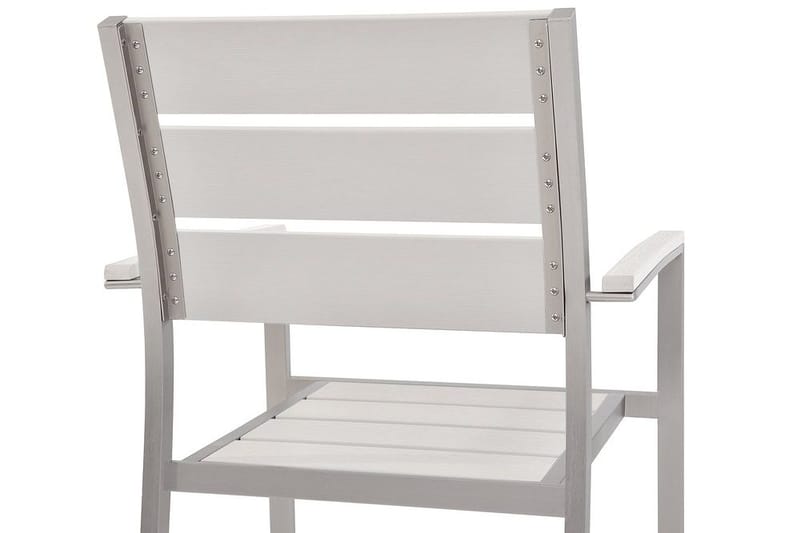 Vernio Trädgårdsmöbelset Med Utebord+6 Utestolar - Vit - Utemöbler & utemiljö - Utegrupp - Matgrupp utomhus