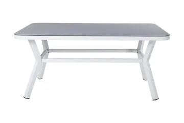 Virya Matgrupp 160cm + 4 Alina Matstolar Svart/Grå - Svart/Grå - Utemöbler & utemiljö - Utegrupp - Matgrupp utomhus