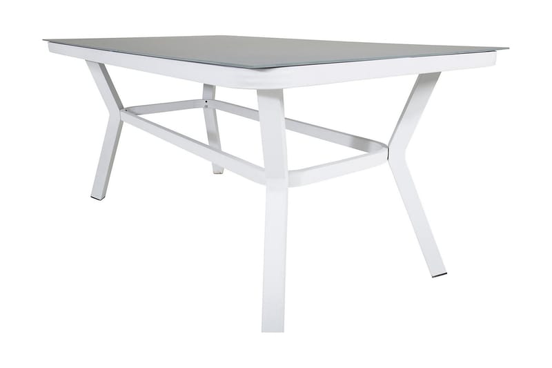 Virya Matgrupp 160cm + 4 Alina Matstolar Svart/Grå - Svart/Grå - Utemöbler & utemiljö - Utegrupp - Matgrupp utomhus