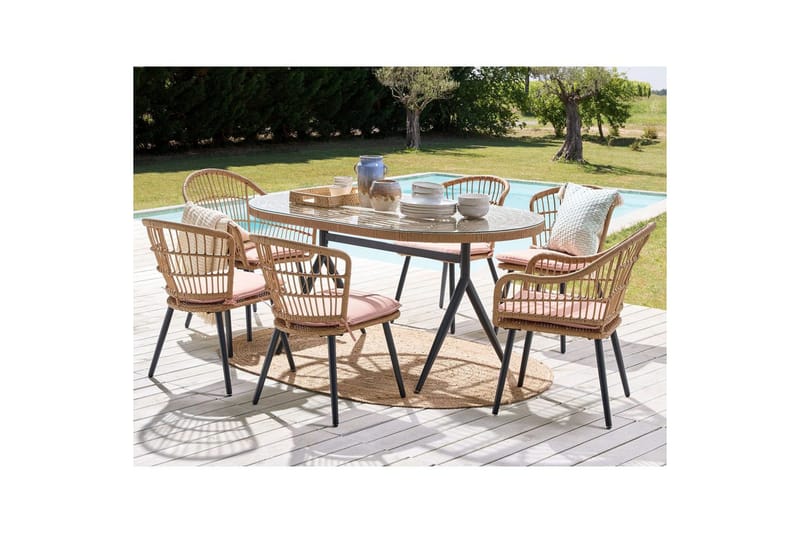 Matsalsset Aliano - Utemöbler & utemiljö - Utegrupp - Matgrupp utomhus