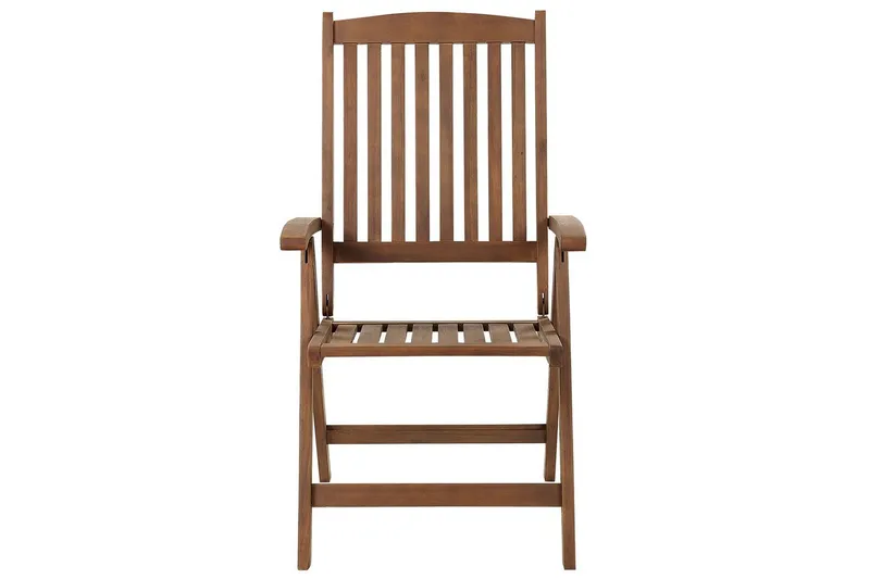 Matsalsset Amantea med kuddar Mörk trä/Off-white - Mörk trä/Off-white - Utemöbler & utemiljö - Utegrupp - Matgrupp utomhus