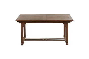 Matsalsset Amantea med kuddar Mörk trä/Taupe - Mörk trä/Taupe - Utemöbler & utemiljö - Utegrupp - Matgrupp utomhus