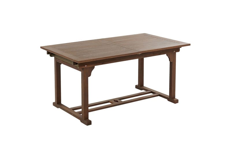 Matsalsset Amantea med kuddar Mörk trä/Taupe - Mörk trä/Taupe - Utemöbler & utemiljö - Utegrupp - Matgrupp utomhus