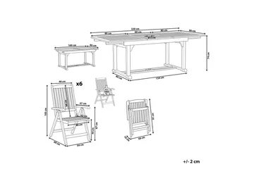 Matsalsset Amantea - Utemöbler & utemiljö - Utegrupp - Matgrupp utomhus