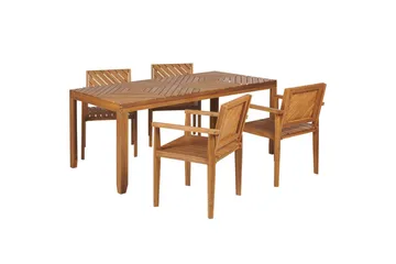 Matsalsset Baratti 4-Sits - 4-Sits - Utemöbler & utemiljö - Utegrupp - Matgrupp utomhus