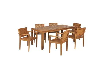 Matsalsset Baratti 6-Sits - 6-Sits - Utemöbler & utemiljö - Utegrupp - Matgrupp utomhus