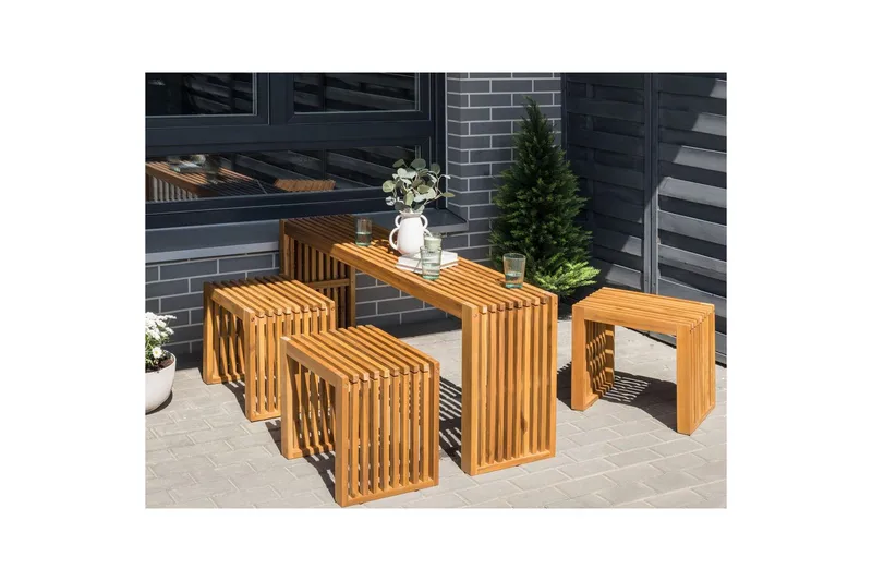 Matsalsset Bellano 3-Sits - 3-Sits - Utemöbler & utemiljö - Utegrupp - Matgrupp utomhus