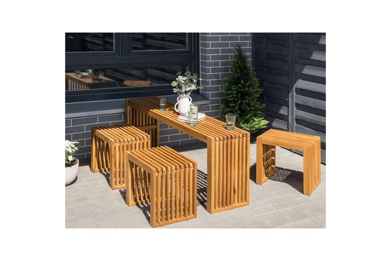 Matsalsset Bellano 3-Sits - 3-Sits - Utemöbler & utemiljö - Utegrupp - Matgrupp utomhus