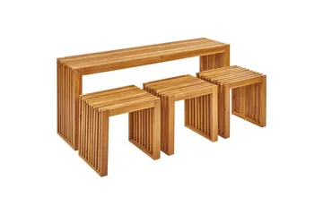 Matsalsset Bellano 3-Sits - 3-Sits - Utemöbler & utemiljö - Utegrupp - Matgrupp utomhus