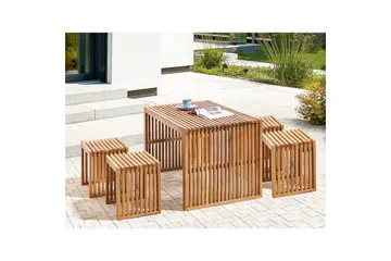 Matsalsset Bellano 4-Sits - 4-Sits - Utemöbler & utemiljö - Utegrupp - Matgrupp utomhus