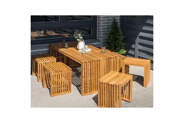 Matsalsset Bellano 6-Sits - 6-Sits - Utemöbler & utemiljö - Utegrupp - Matgrupp utomhus