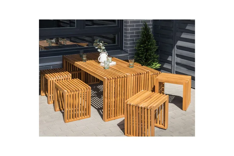 Matsalsset Bellano 6-Sits - 6-Sits - Utemöbler & utemiljö - Utegrupp - Matgrupp utomhus