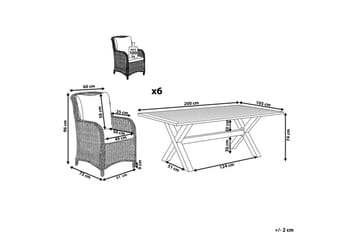 Matsalsset Cascais - Utemöbler & utemiljö - Utegrupp - Matgrupp utomhus