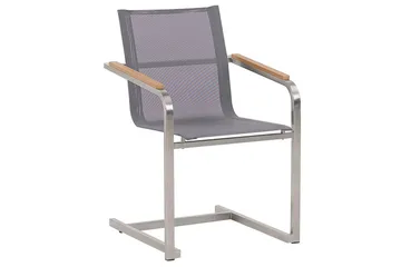 Matsalsset Cosoleto Grå/Silver, 4-Sits - Grå/Silver, 4-Sits - Utemöbler & utemiljö - Utegrupp - Matgrupp utomhus