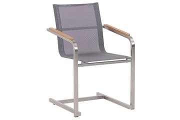 Matsalsset Cosoleto Grå/Silver, 4-Sits - Grå/Silver, 4-Sits - Utemöbler & utemiljö - Utegrupp - Matgrupp utomhus