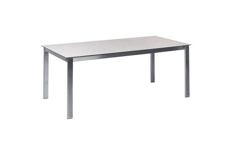 Matsalsset Cosoleto Vit/Beige/Silver, 4-Sits - Vit/Beige/Silver/4-Sits - Utemöbler & utemiljö - Utegrupp - Matgrupp utomhus