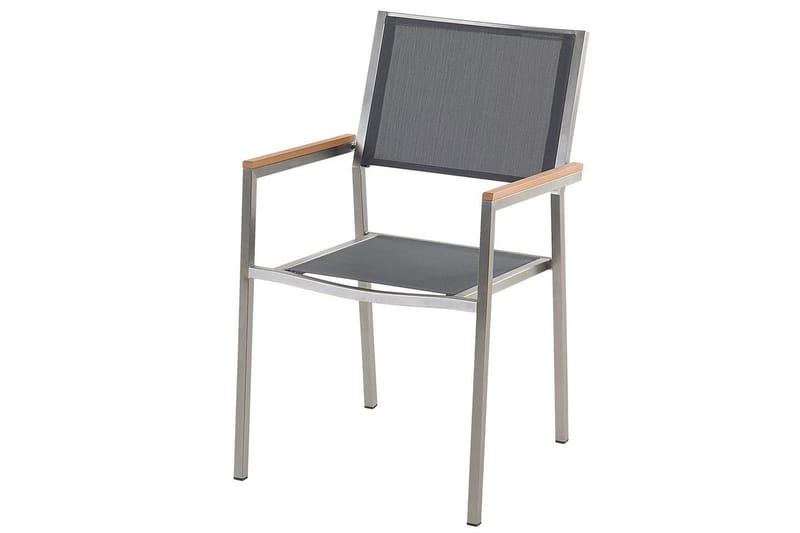 Matsalsset Cosoleto/Grosseto Grå/Silver, 6-Sits - Grå/Silver, 6-Sits - Utemöbler & utemiljö - Utegrupp - Matgrupp utomhus