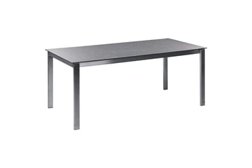 Matsalsset Cosoleto/Grosseto Svart/Silver, 6-Sits - Svart/Silver, 6-Sits - Utemöbler & utemiljö - Utegrupp - Matgrupp utomhus