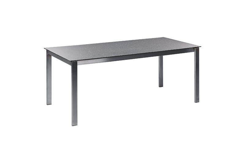 Matsalsset Cosoleto/Grosseto Svart/Silver, 6-Sits - Svart/Silver, 6-Sits - Utemöbler & utemiljö - Utegrupp - Matgrupp utomhus