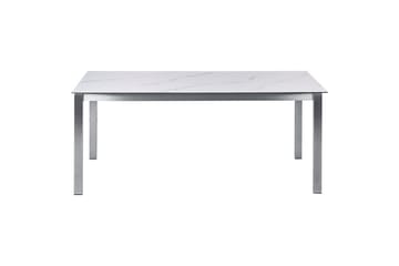 Matsalsset Cosoleto/Grosseto Vit marmor/Silver, 6-Sits - Vit marmor/Silver, 6-Sits - Utemöbler & utemiljö - Utegrupp - Matgrupp utomhus