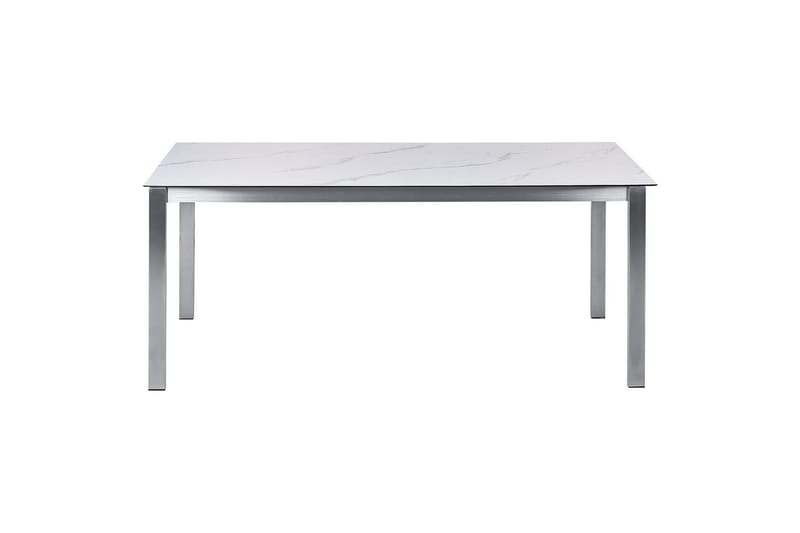 Matsalsset Cosoleto/Grosseto Vit marmor/Silver, 6-Sits - Vit marmor/Silver, 6-Sits - Utemöbler & utemiljö - Utegrupp - Matgrupp utomhus