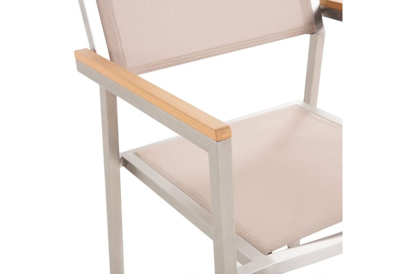 Matsalsset Grosseto Grå/Silver/Beige, 8-Sits - Grå/Silver/Beige, 8-Sits - Utemöbler & utemiljö - Utegrupp - Matgrupp utomhus
