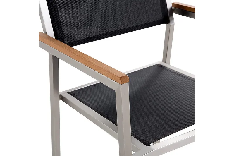 Matsalsset Grosseto Grafitgrå/Svart/Silver, 8-Sits - Grafitgrå/Svart/Silver, 8-Sits - Utemöbler & utemiljö - Utegrupp - Matgrupp utomhus