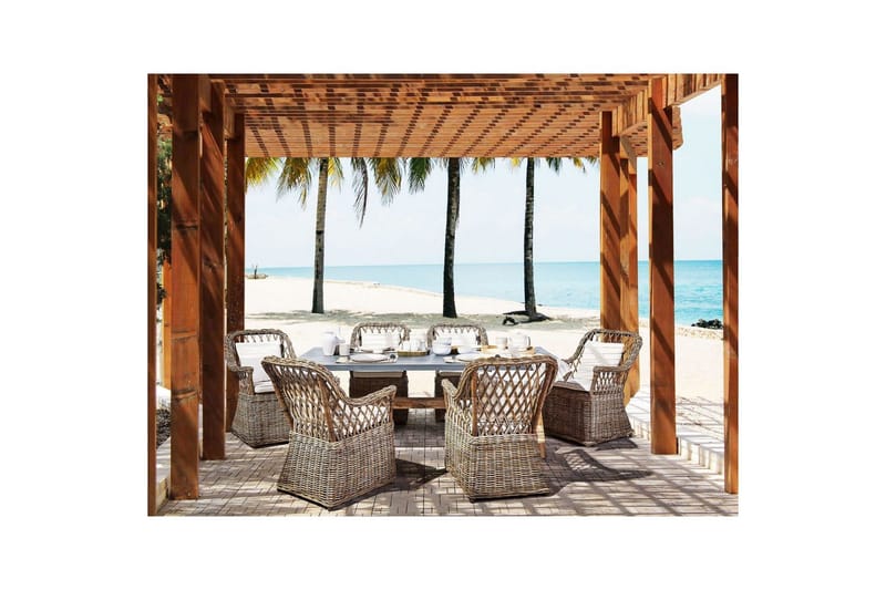 Matsalsset Maros/Olbia 6-Sits - 6-Sits - Utemöbler & utemiljö - Utegrupp - Matgrupp utomhus