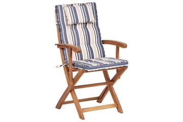 Matsalsset Maui II Flerfärgad/beige/blå/ljus trä, 8-Sits - Flerfärgad/beige/blå/ljus trä, 8-Sits - Utemöbler & utemiljö - Utegrupp - Matgrupp utomhus