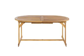 Matsalsset Maui II Ljus trä, 6-Sits - Ljus trä, 6-Sits - Utemöbler & utemiljö - Utegrupp - Matgrupp utomhus