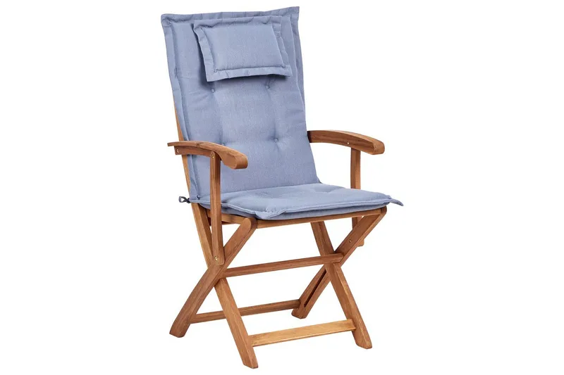 Matsalsset Maui II Ljus trä/blå, 8-Sits - Ljus trä/blå, 8-Sits - Utemöbler & utemiljö - Utegrupp - Matgrupp utomhus