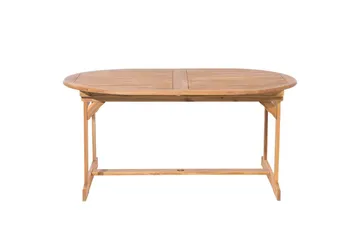 Matsalsset Maui med parasoll 8-sits Ljus trä/beige - Ljus trä/beige - Utemöbler & utemiljö - Utegrupp - Matgrupp utomhus