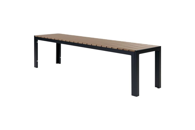 Matsalsset Nardo Ljus trä/svart - Ljus trä/svart - Utemöbler & utemiljö - Utegrupp - Matgrupp utomhus