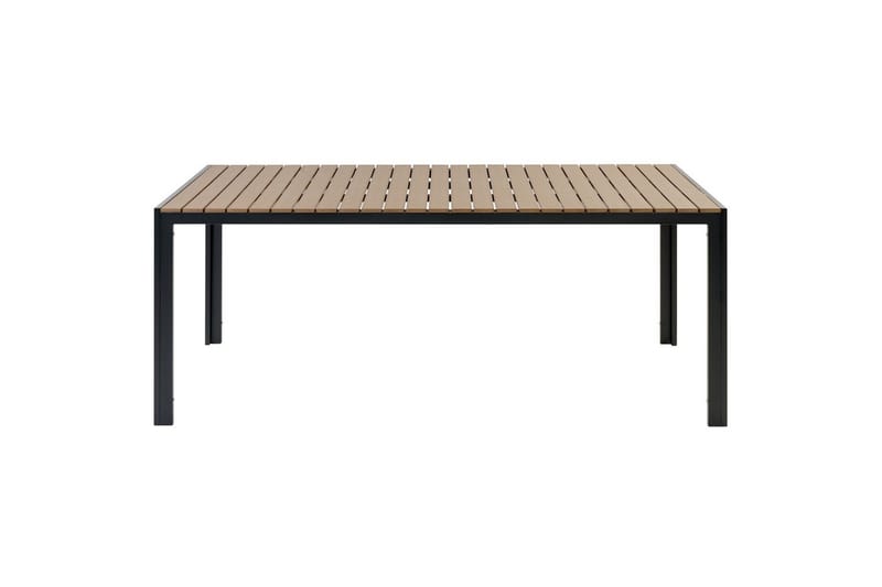 Matsalsset Nardo Ljus trä/svart - Ljus trä/svart - Utemöbler & utemiljö - Utegrupp - Matgrupp utomhus