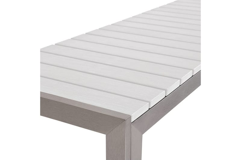 Matsalsset Nardo Vit/Silver - Vit/Silver - Utemöbler & utemiljö - Utegrupp - Matgrupp utomhus