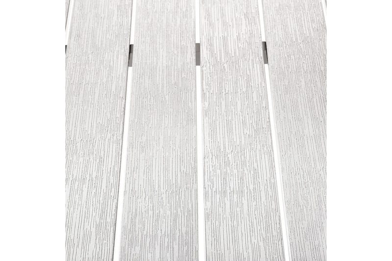 Matsalsset Nardo Vit/Silver - Vit/Silver - Utemöbler & utemiljö - Utegrupp - Matgrupp utomhus