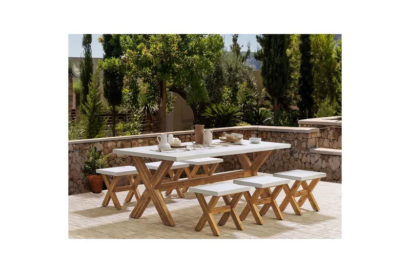 Matsalsset Olbia 6-Sits - 6-Sits - Utemöbler & utemiljö - Utegrupp - Matgrupp utomhus