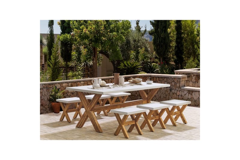 Matsalsset Olbia 6-Sits - 6-Sits - Utemöbler & utemiljö - Utegrupp - Matgrupp utomhus