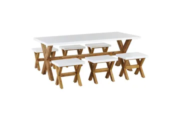 Matsalsset Olbia 6-Sits - 6-Sits - Utemöbler & utemiljö - Utegrupp - Matgrupp utomhus